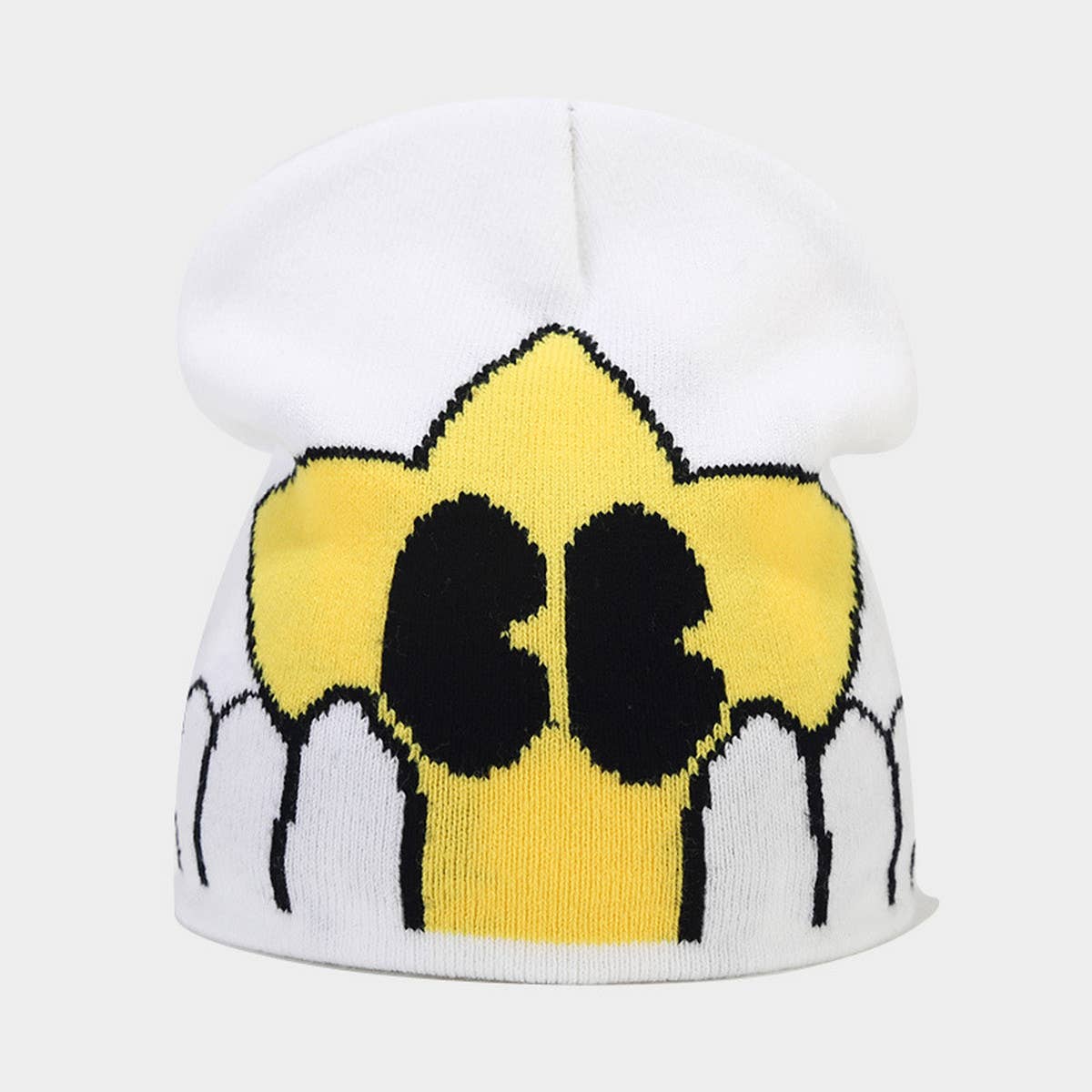 FIVE-POINTED STAR CARTOON KNITTED HAT_CWAH1600
