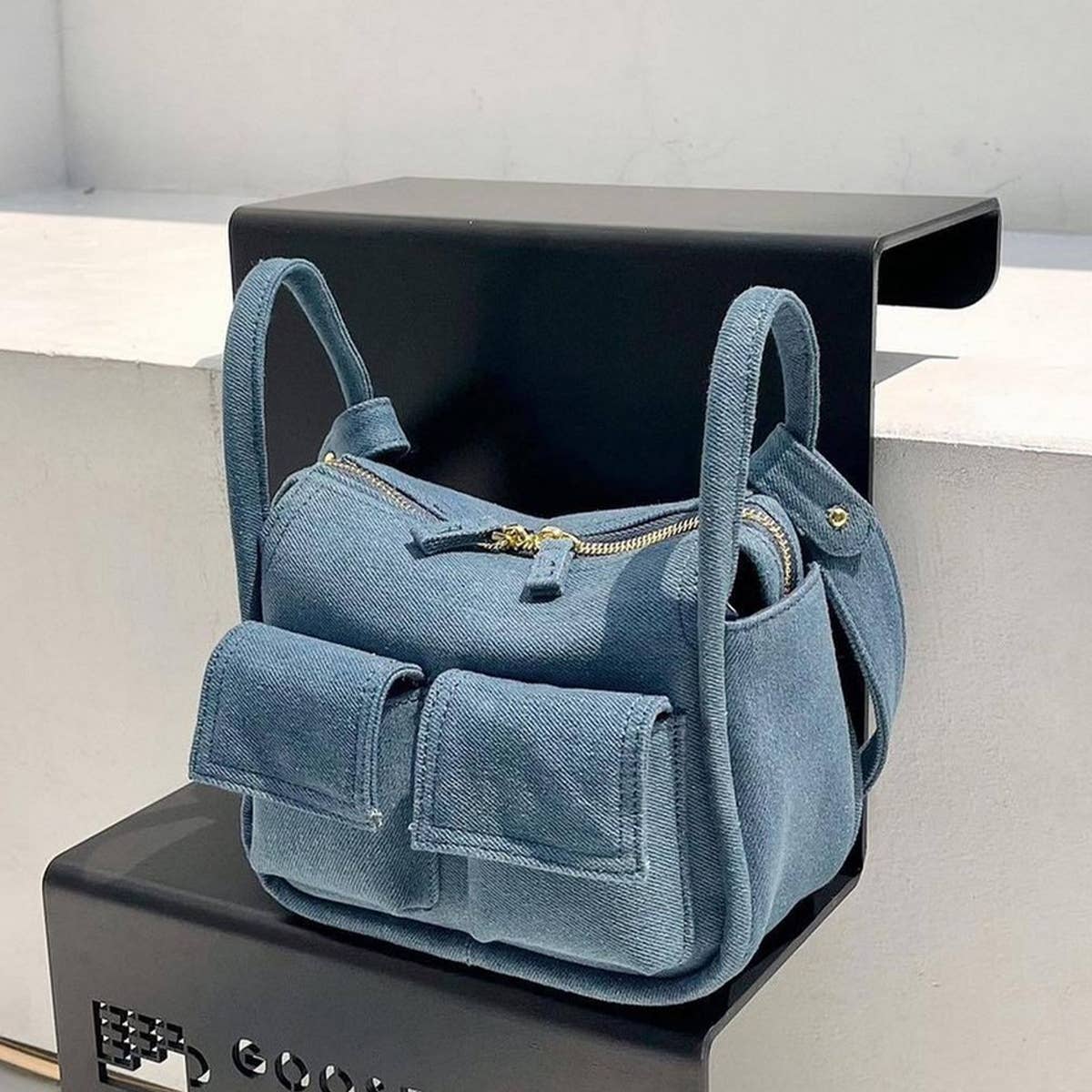 DENIM CROSSBODY BAG 2024 NEW CANVAS SHOULDER BAG_CWAB1930