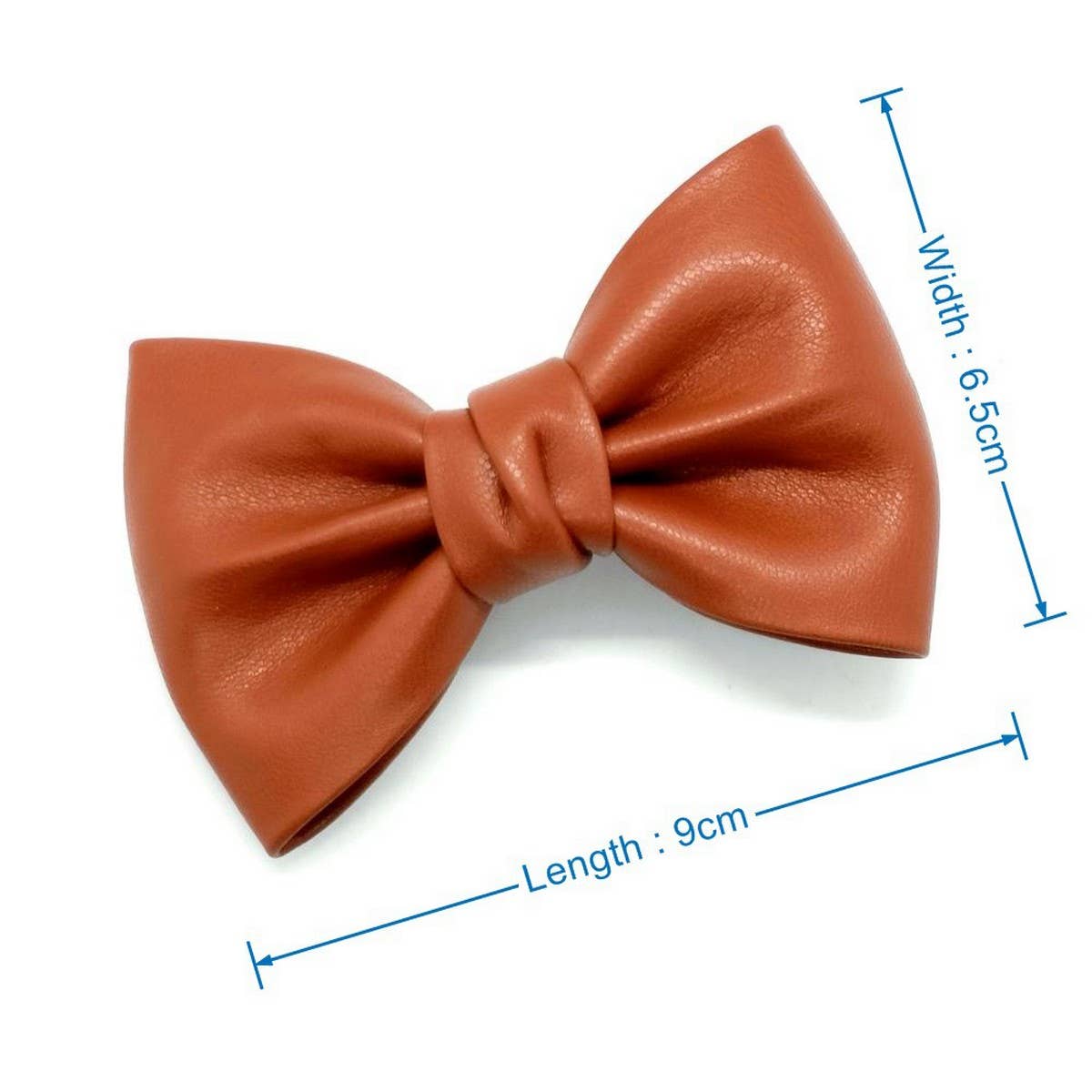 Classic PU Leather Large Bow French Hair Clip