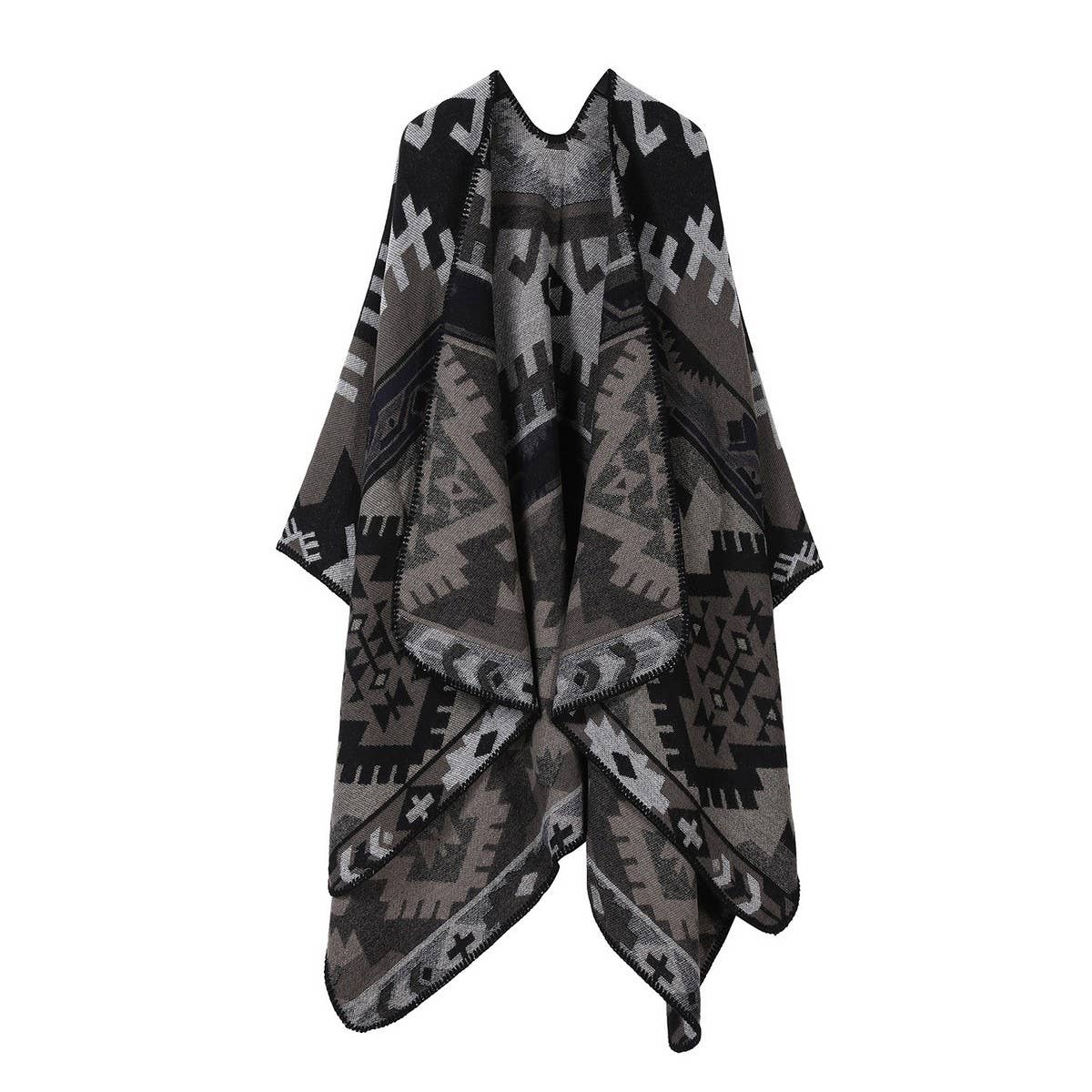 OUTER CAPE THICKENED CASHMERE CAPE WARM SCARF_CWASC2180