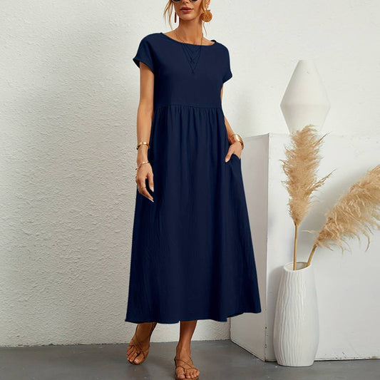 STYLISH AND ELEGANT LONG CASUAL DRESS