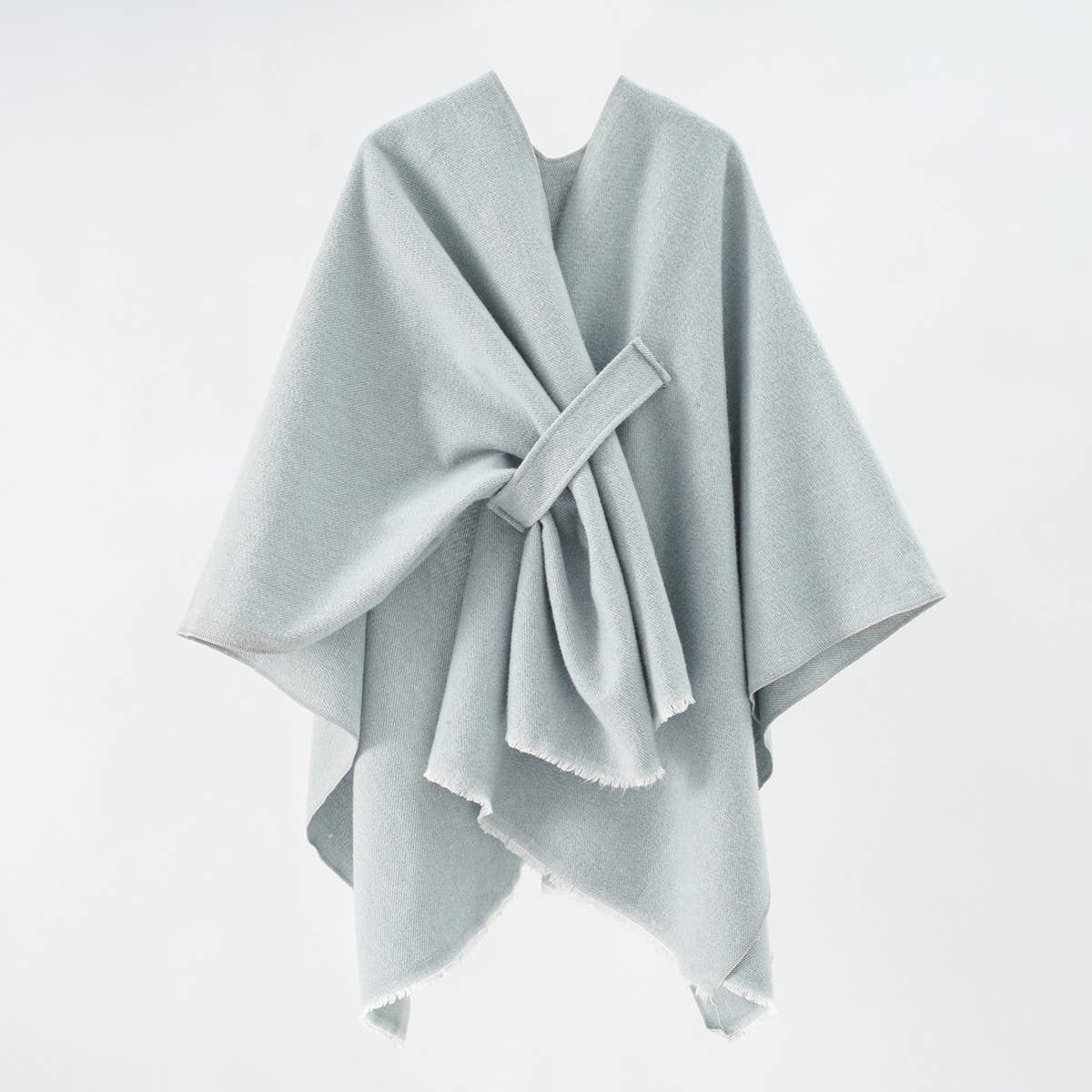 SOLID COLOR DESIGN SPLIT CASHMERE COLOR SHAWL_CWMM2081