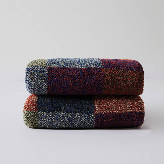 NEW RETRO PLAID VELVET KNITTED THROW BLANKET