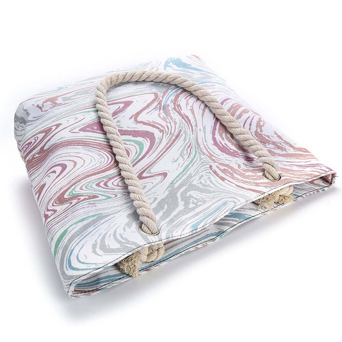 SIMPLE WHITE PAINTED PRINTED SHOULDER BAG_CUAB0230