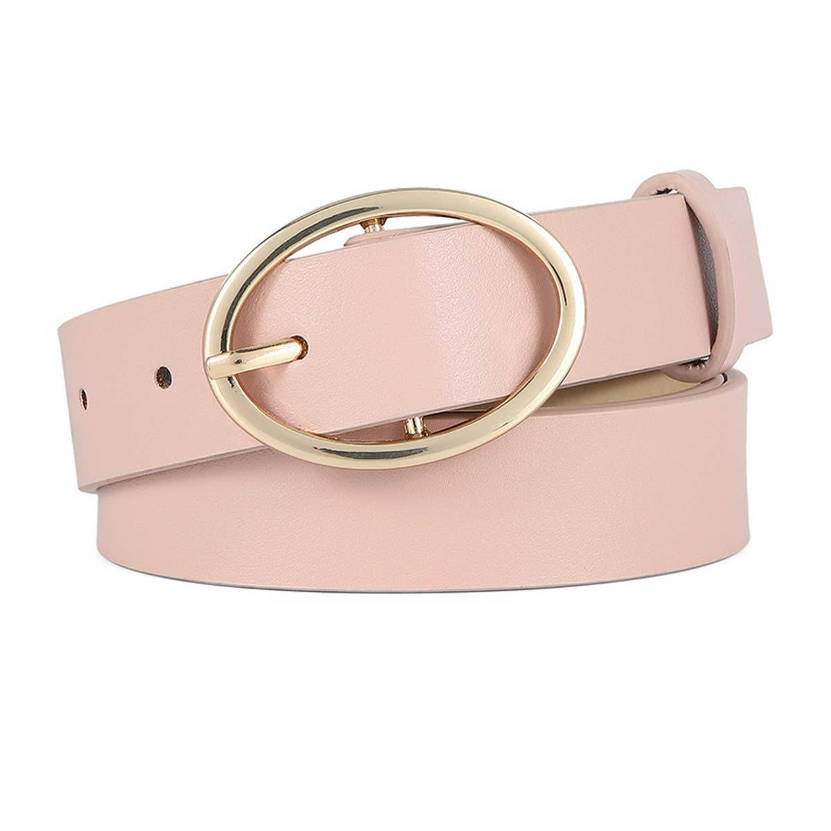 ROUND PIN BUCKLE HIGH-END VERSATILE BELT_CWABE0614