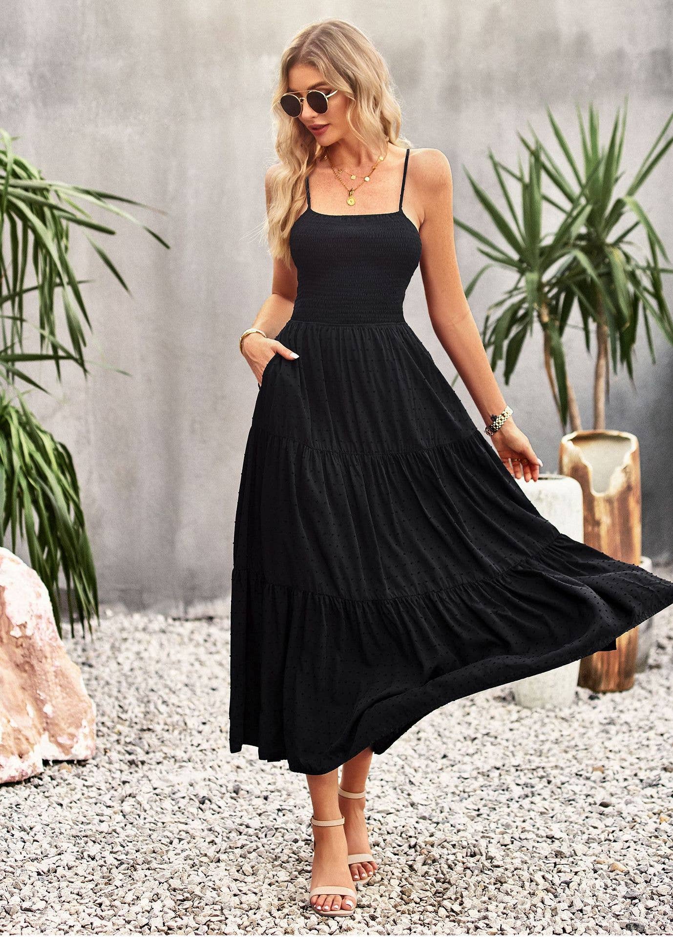Play with elegant temperament slip dress