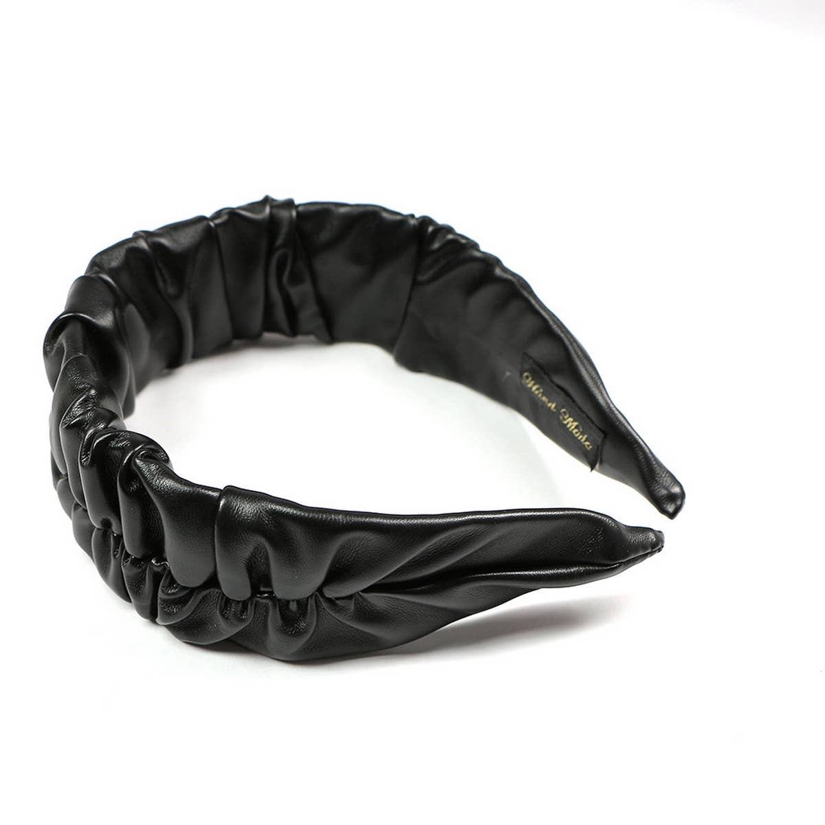 RETRO WIDE-BRIMMED PLEATED HEADBAND_CWAHA0980