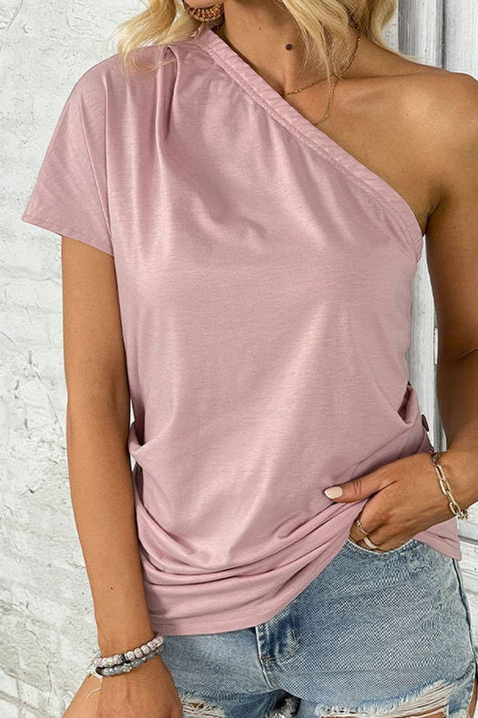 Cwttl1959_Summer Off-Shoulder Casual New Tops
