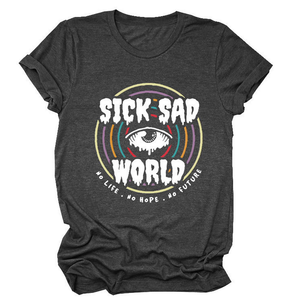 Simple Crew Neck Tee ??Comfortable Fit_CWTTS1532