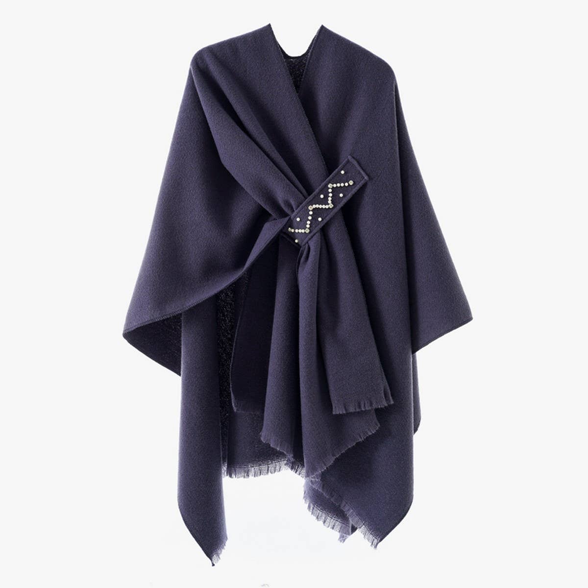 NEW STYLE DIAMOND SHAWL DESIGN SOLID COLOR SHAWL_CWMS1156