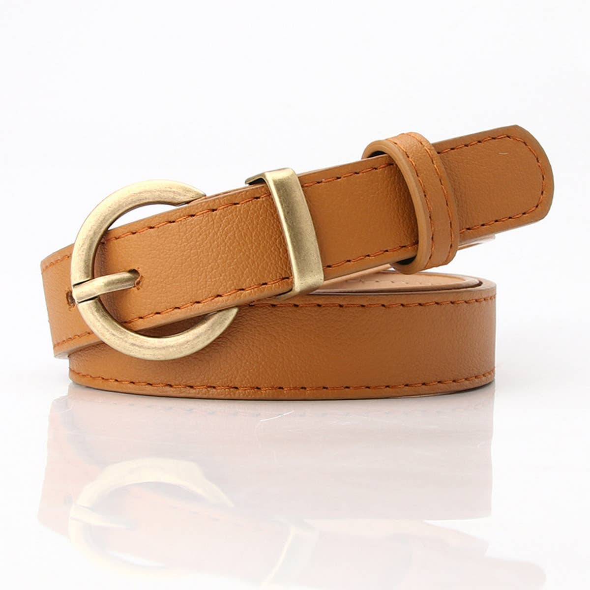 CWABE0911_VERSATILE PIN BUCKLE LEATHER BELT