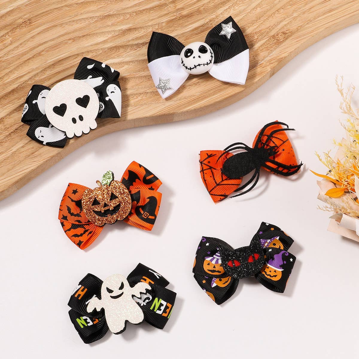 CHILDREN'S HALLOWEEN FUNNY HAIR CLIPS