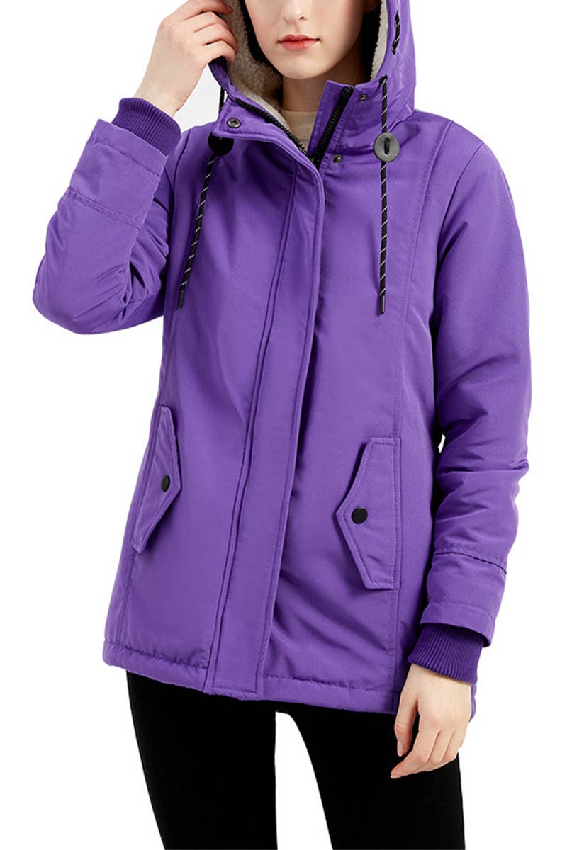 LAMB WOOL PADDED JACKET WOMEN'S PADDED JACKET