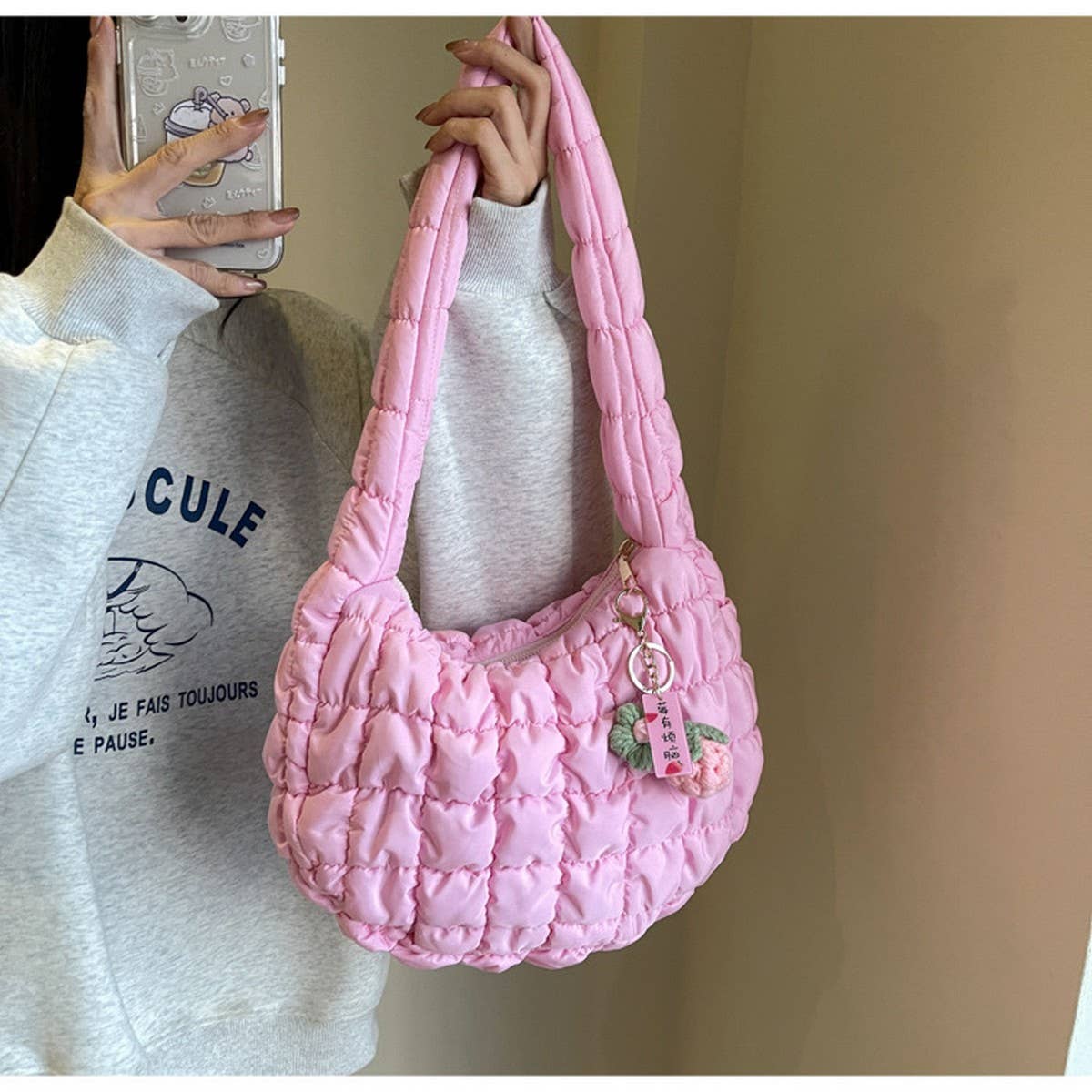 Dongdaemun Cloud Bag Puffy Shoulder Tote_CUAB00525