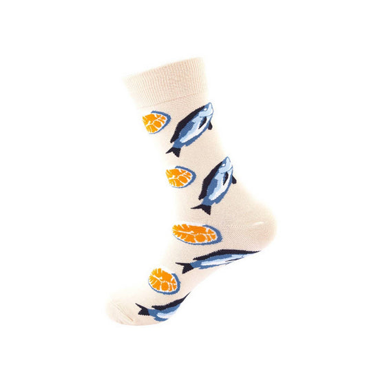 FASHION PERSONALIZED PRINTED MID-CALF SOCKS_CWMS1013