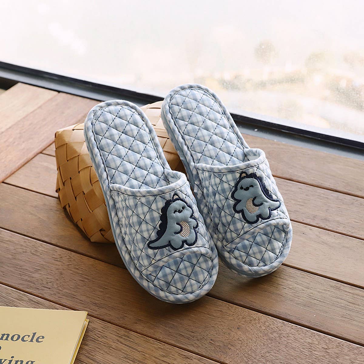 Thick Cotton Couple Slippers with Non-Slip Sole