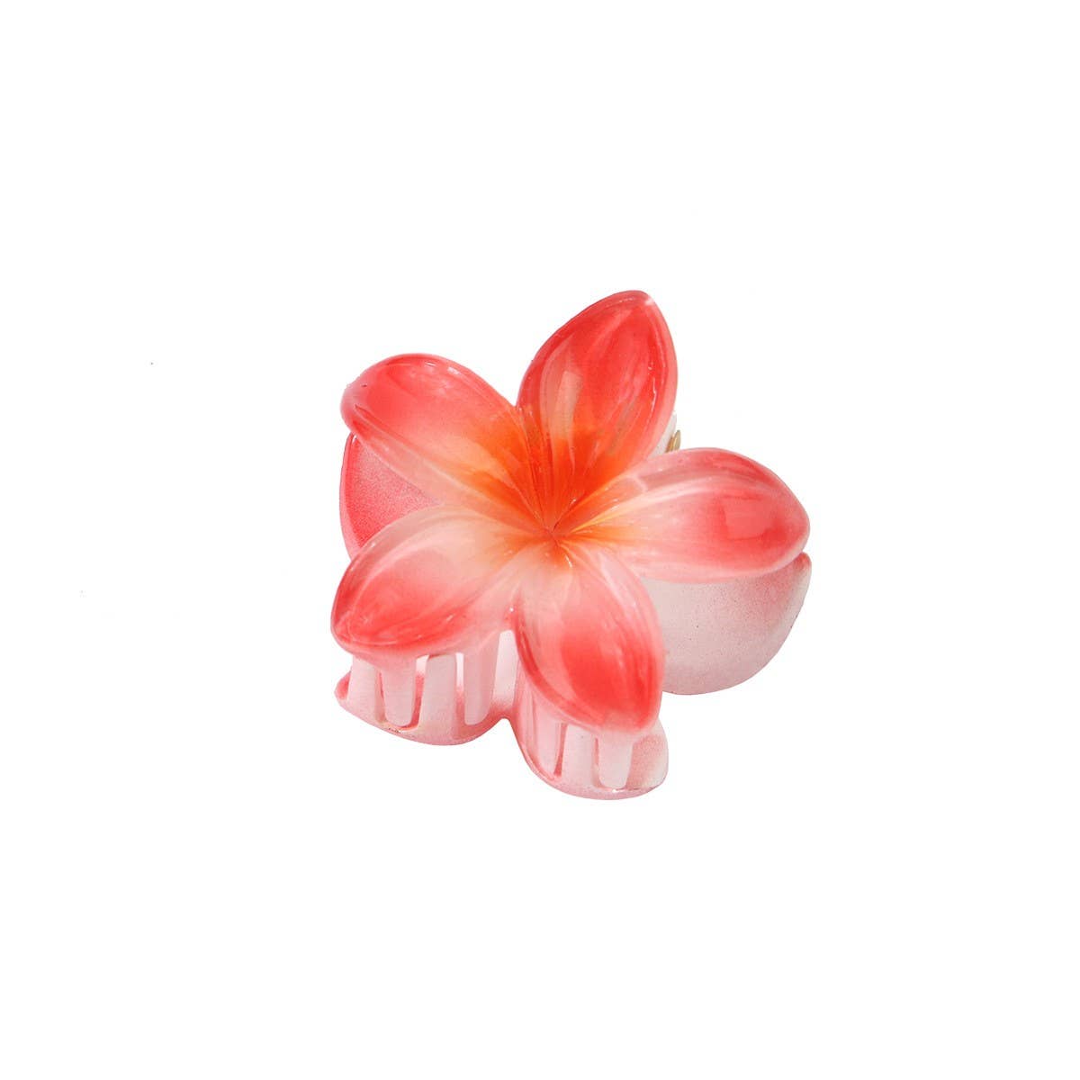 Candy Color Plumeria Hair Claw, Sweet Floral Clip_CWMM4985