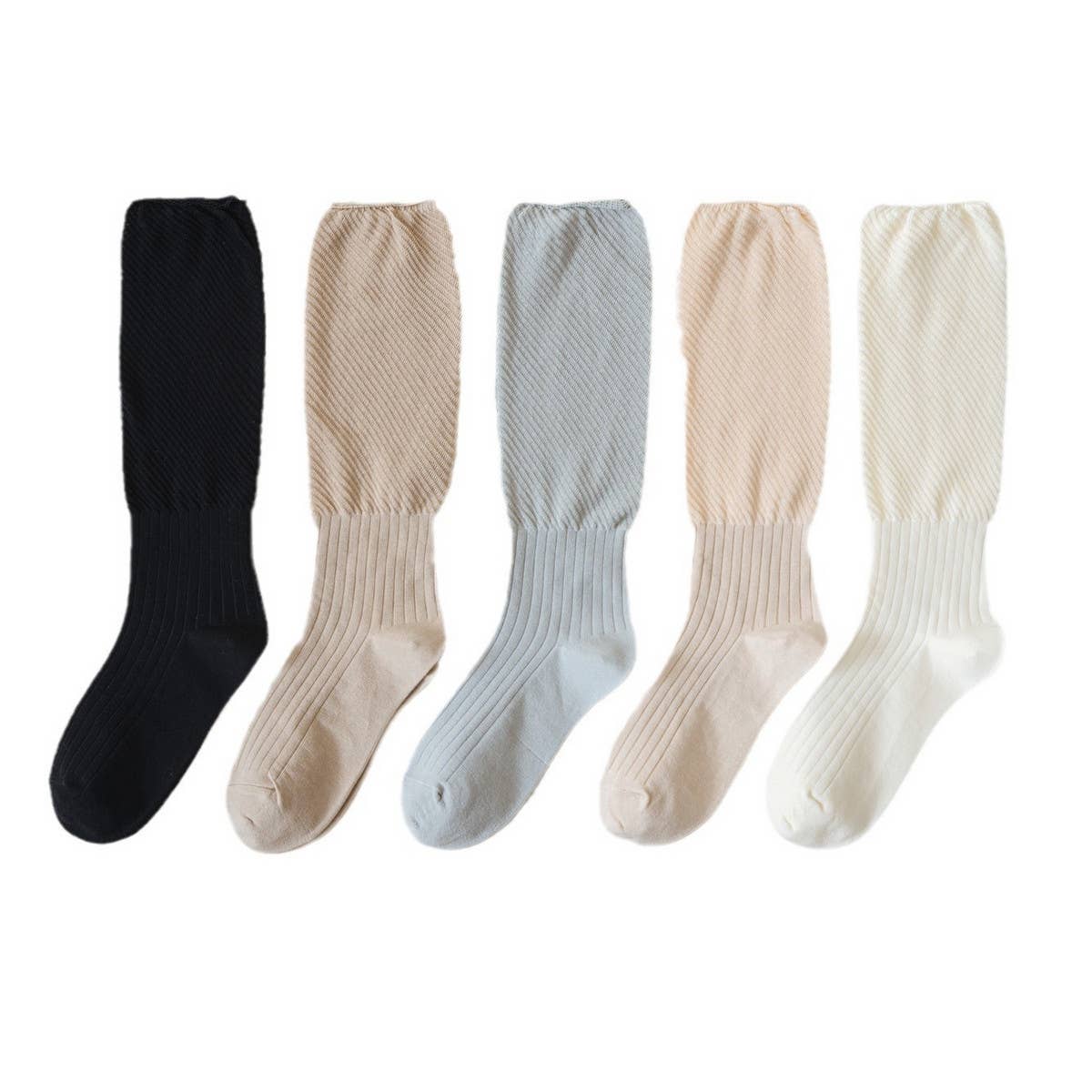 WOMEN BREATHABLE MESH MID-LENGTH COTTON SOCKS