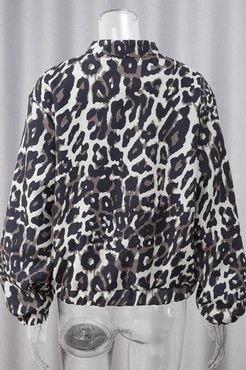 CWOCO0971_LEOPARD PRINT LOOSE CASUAL JACKET