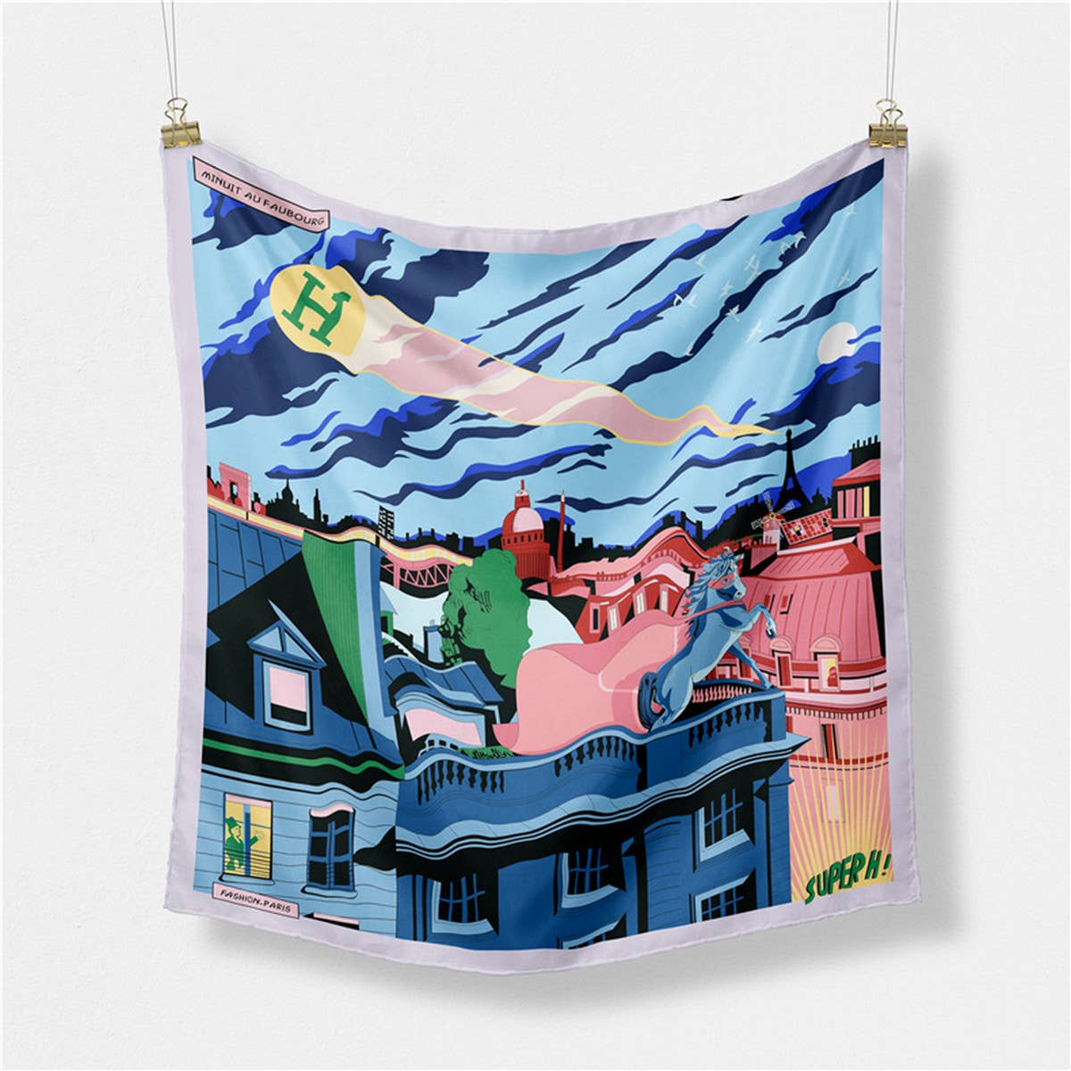 Trendy Scarf - Floral Print Multi-Function Neck