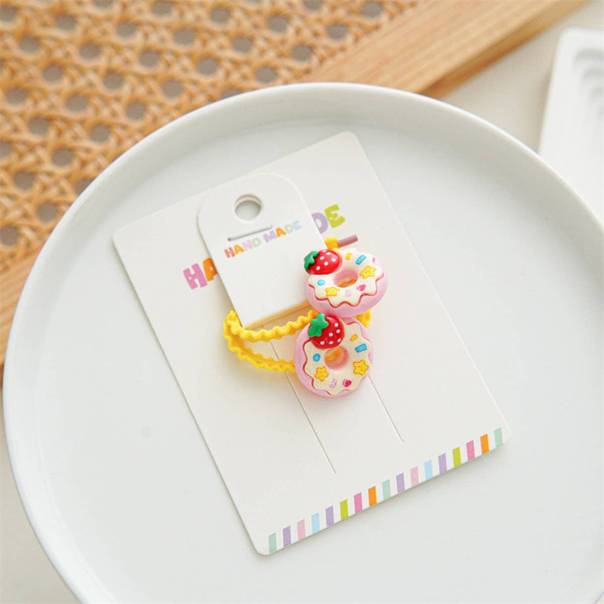 CANDY COLOR CUTE BOW CHILDREN'S HAIR TIES_CWAHA1118