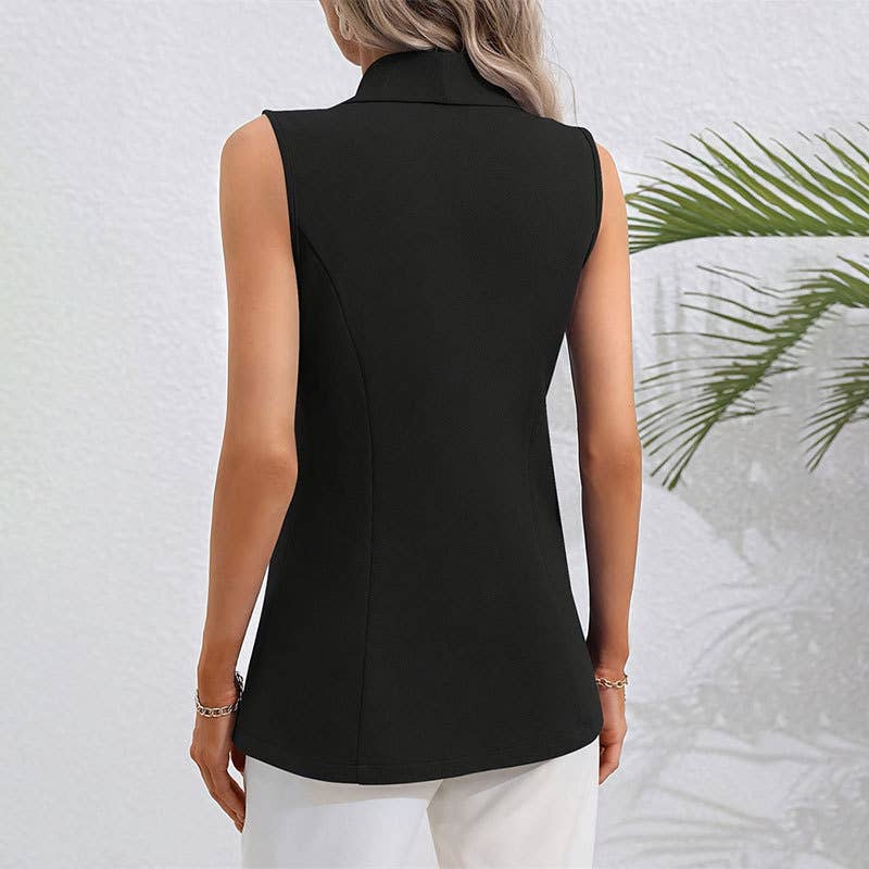 STRETCH WAISTLINE SLIM-FIT WAISTCOAT