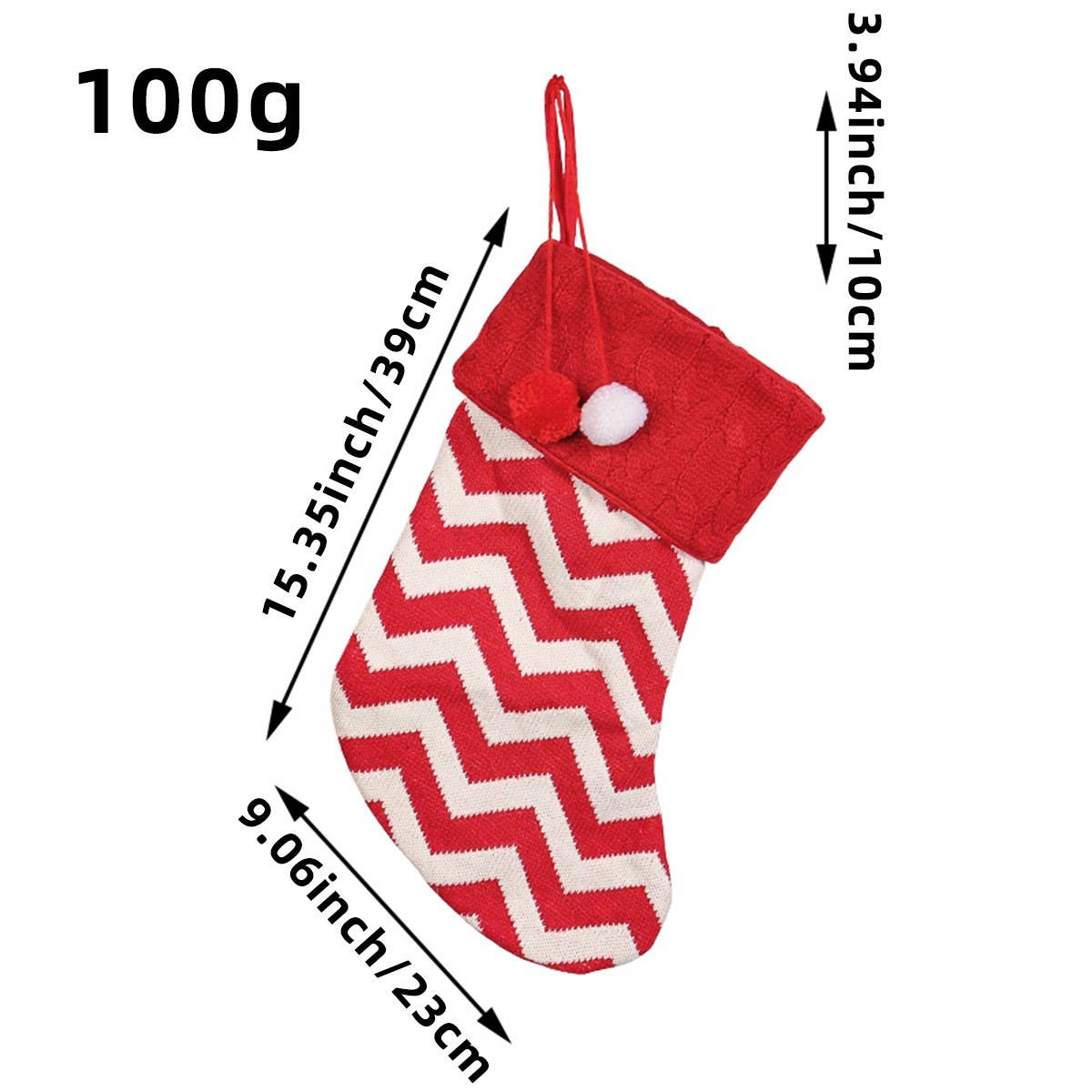 NEW CHRISTMAS CUTE KNITTED WOOL SOCKS GIFT BAG