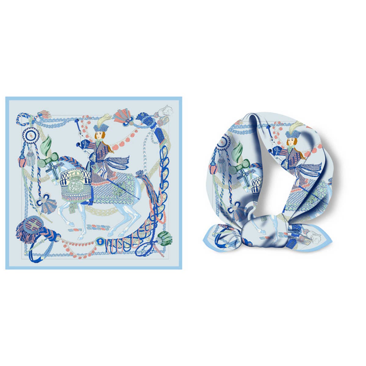 RETRO HOT SELLING PRINTED SQUARE SCARF_CWASC0658