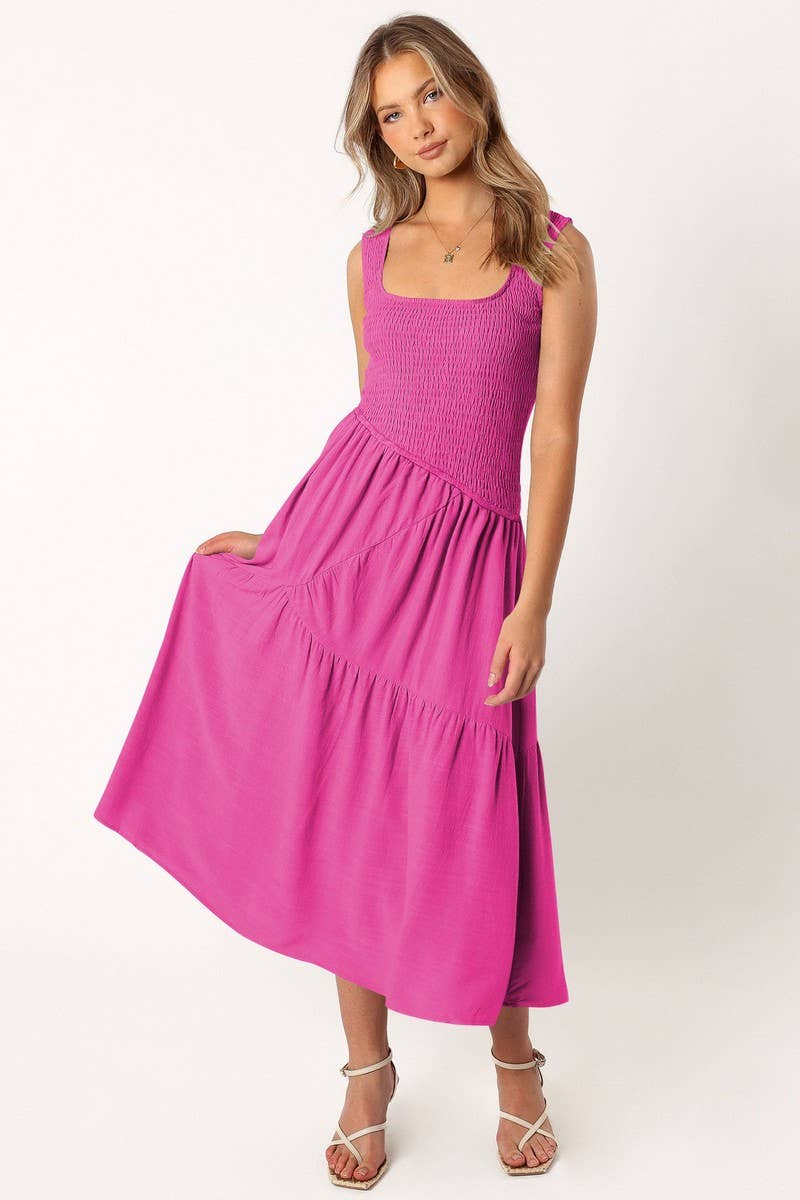 SEXY BACKLESS U-NECK SLEEVELESS DRESS_CWDMD1293