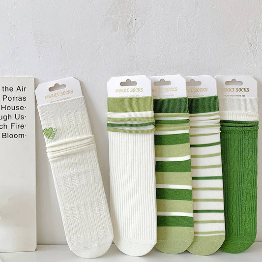 WOMEN'S SPRING AND SUMMER THIN LONG SOCKS