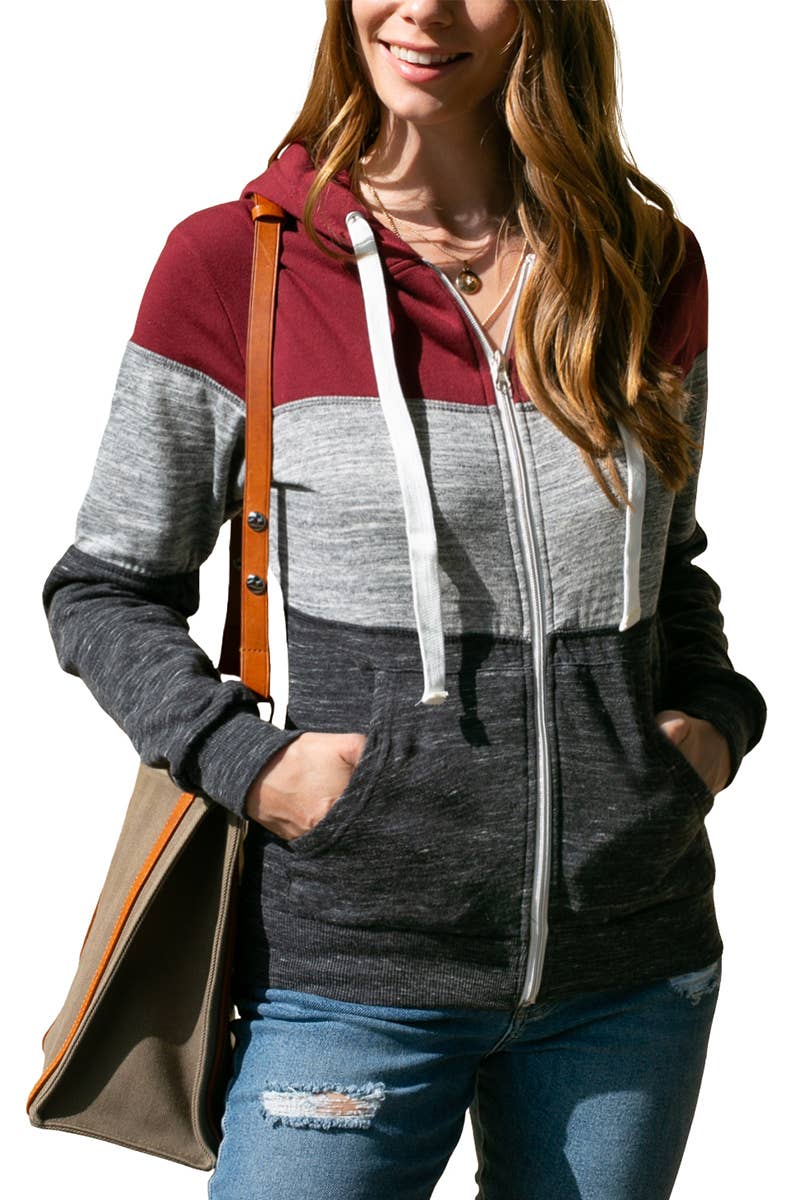 AWOHOL194_Lightweight Thin Zip-Up Hoodie Jacket