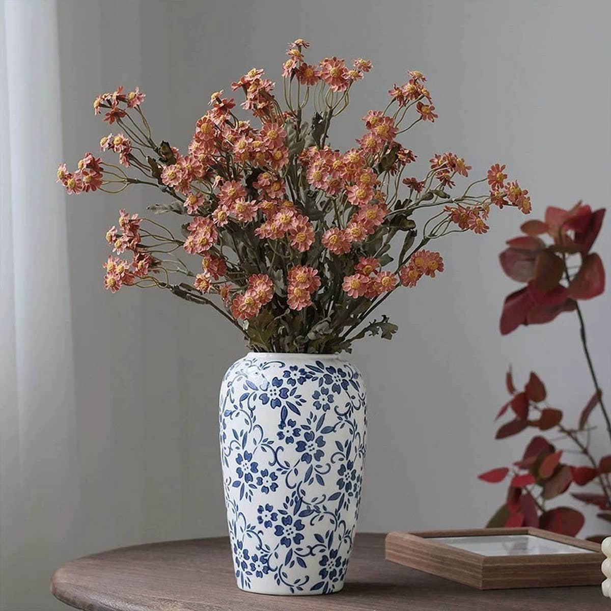 Autumn Long Stem Daisy Artificial Flower Bouquet_CWMM6510