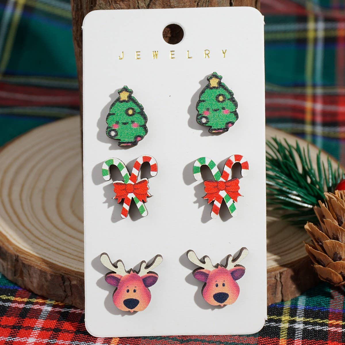 CHRISTMAS EARRINGS NEW ARRIVAL ELK EARRINGS SET