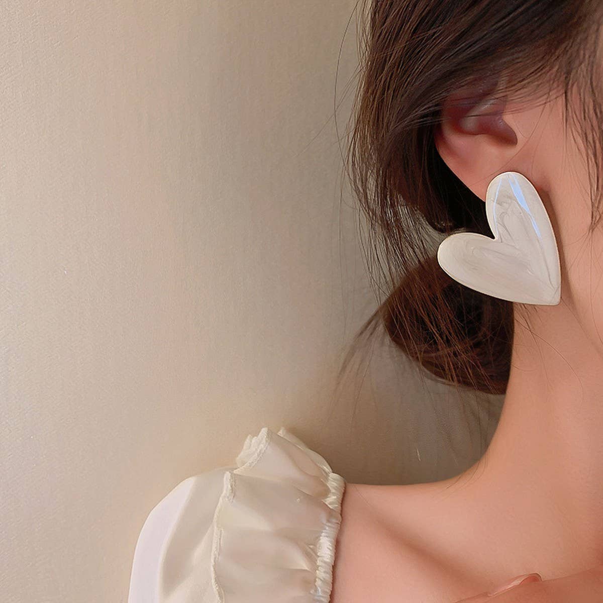 TEMPERAMENT DRIPPING OIL CANDY COLOR EARRINGS