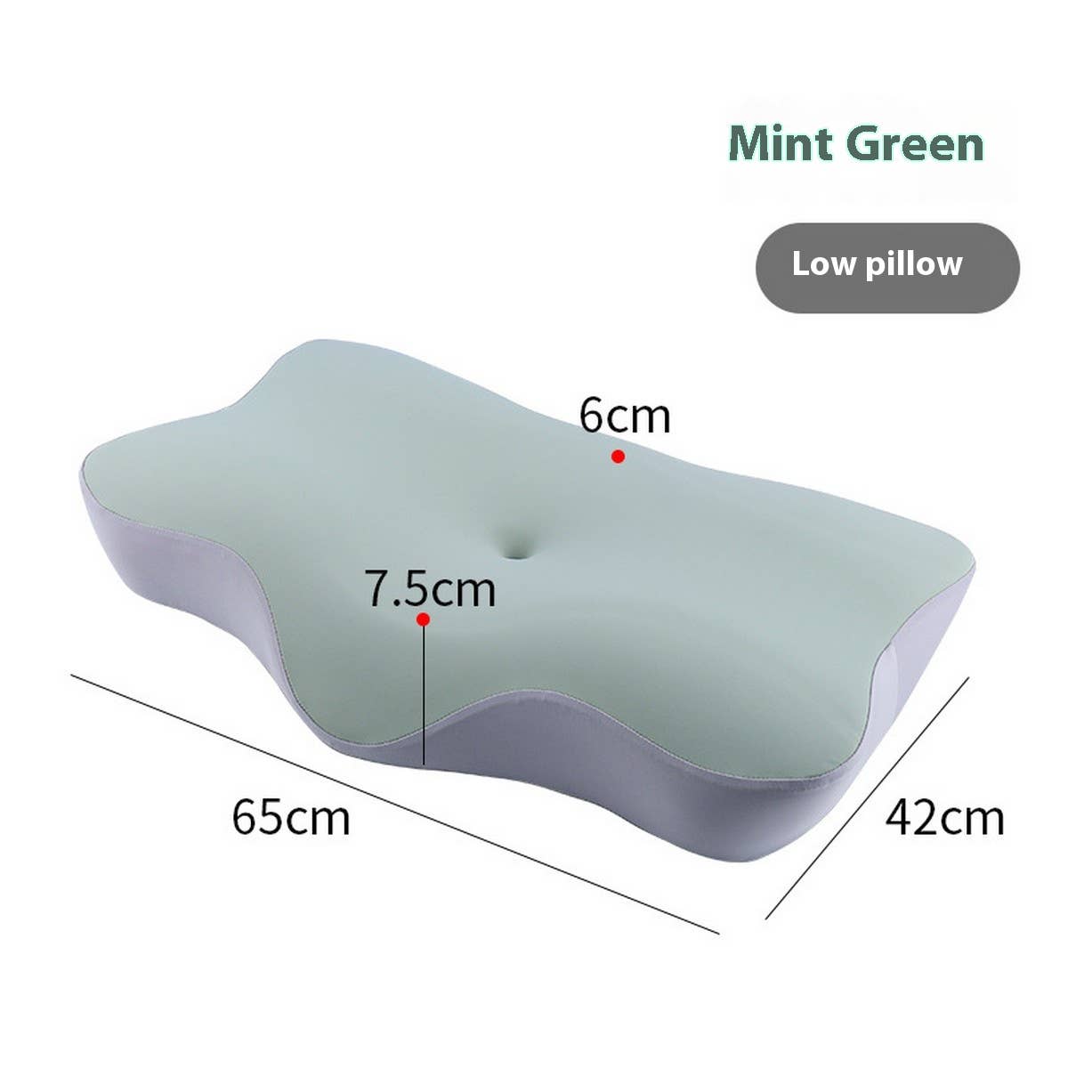 High Support Memory Foam Pillow, Slow Rebound