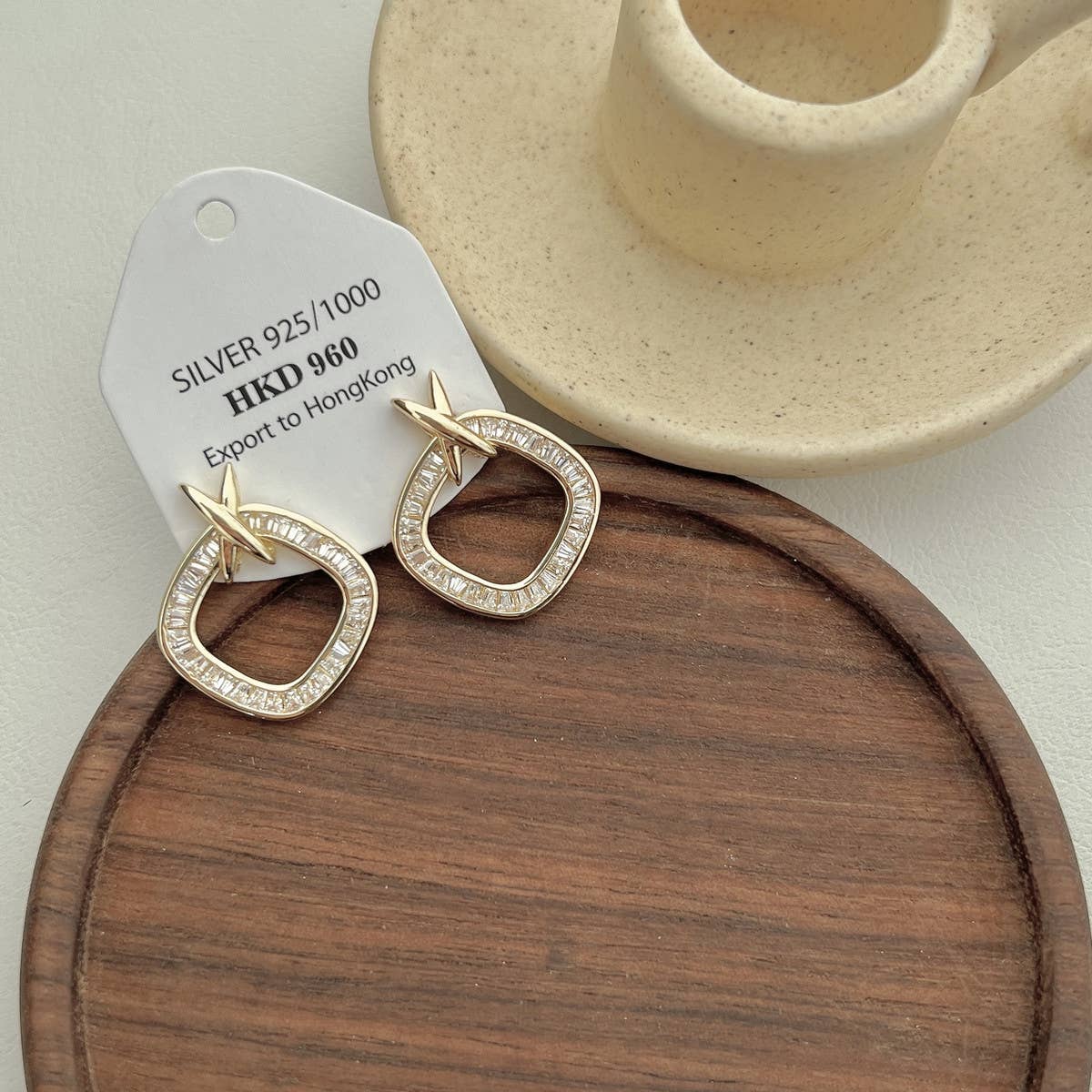 FASHION QUADRILATERAL ZIRCON EARRINGS_CWAJE1288