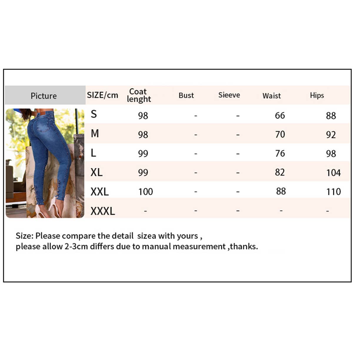 High-waisted elastic skinny button-fly jeans