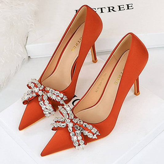 STYLISH POINTED TOE RHINESTONE HIGH HEELS_CWSHH0102