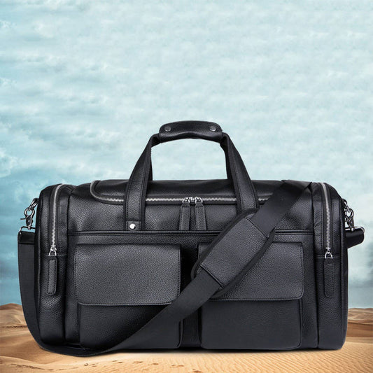 Men¡¯s PU Leather Travel Bag, Large Capacity_CWAB5184