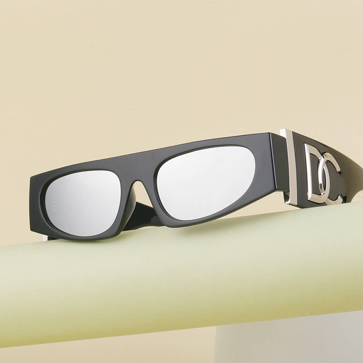 STEAMPUNK SMALL FRAME WIDE TEMPLE SUNGLASSES_CWASG0683