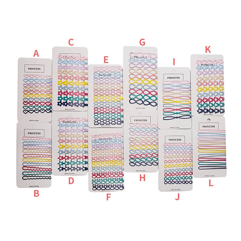 Hollowed-out star flower wave clip