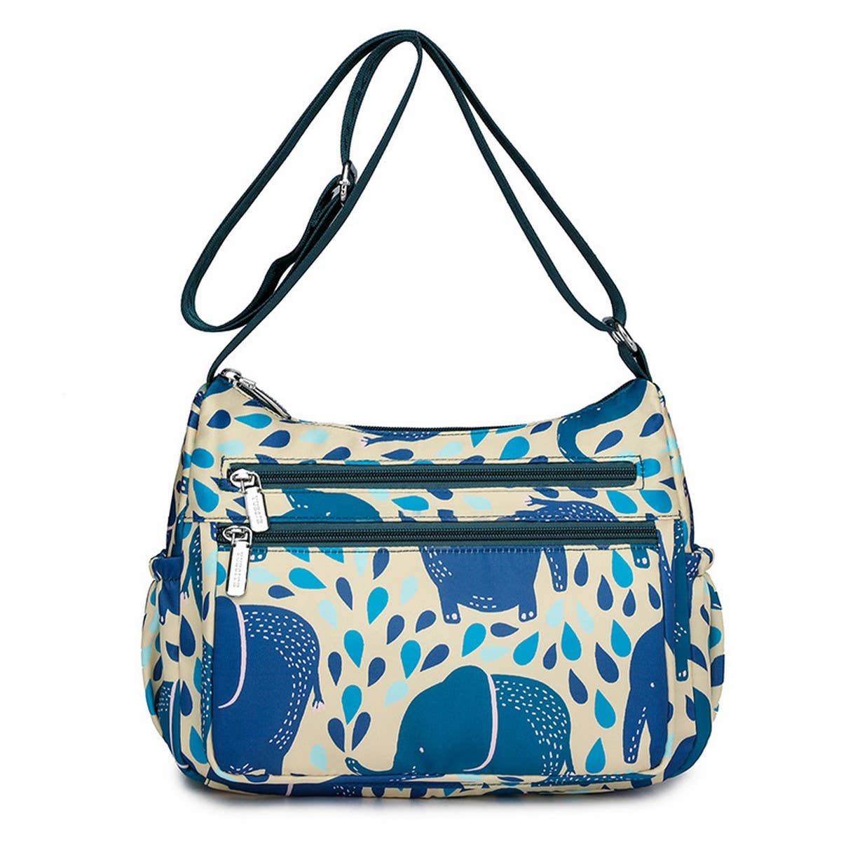 PRINTED NYLON LARGE CAPACITY SHOULDER CROSSBODY BAG_CWAB3481