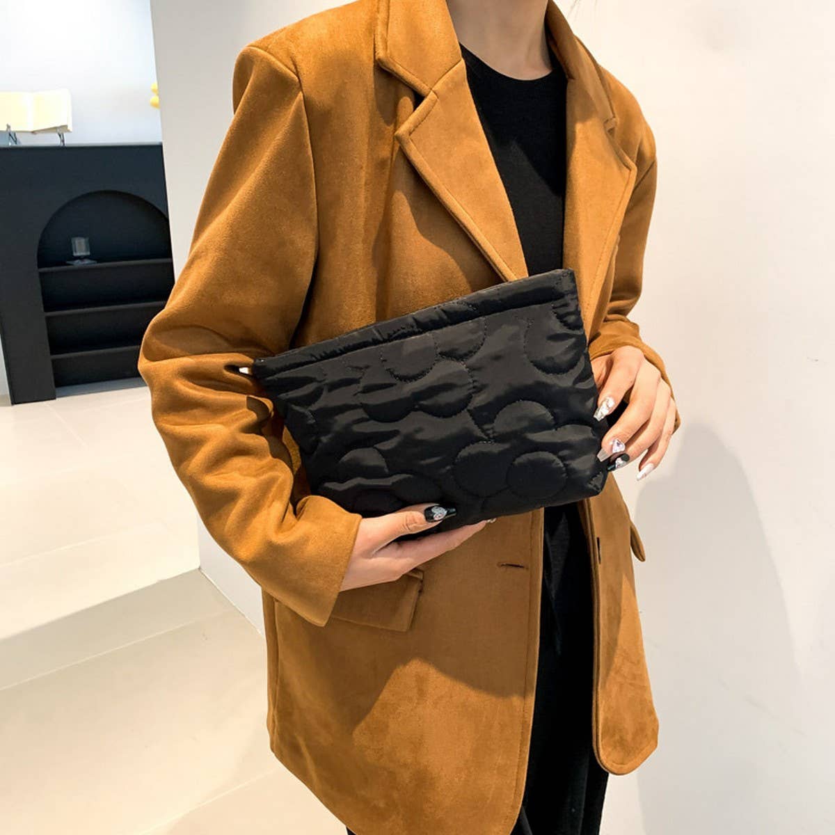 WINTER SIMPLE FLOWER COTTON COSMETIC BAG_CWAB4401