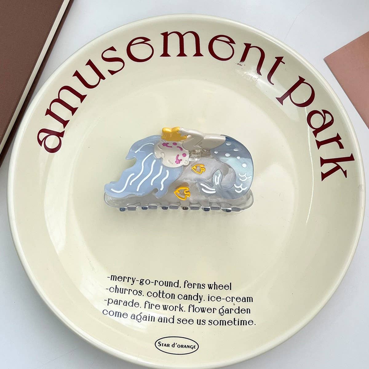 Fairy Tale Mermaid Acetate Claw??œStar Ocean Hairpin_CWAHA5906