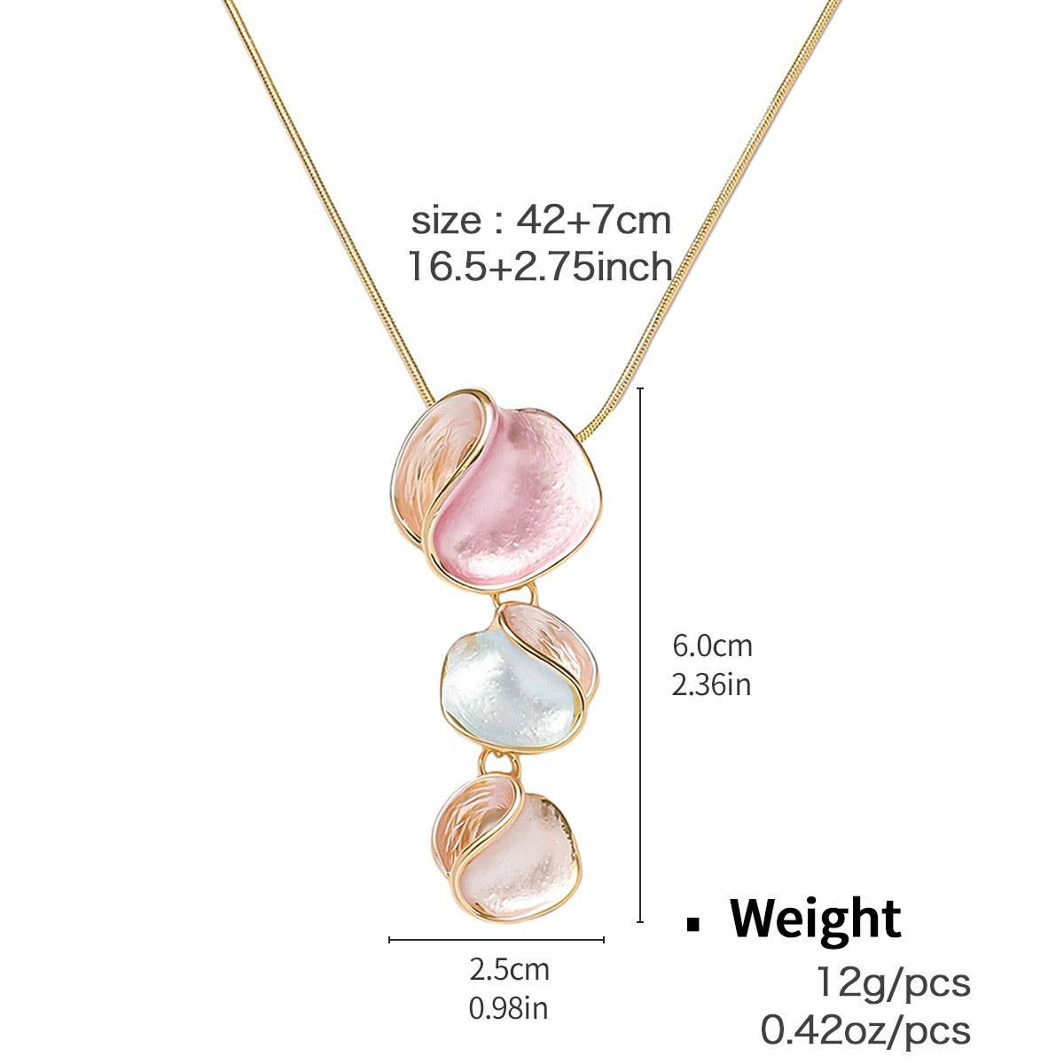 NEW IRREGULAR PENDANT CREATIVE NECKLACE EARRINGS