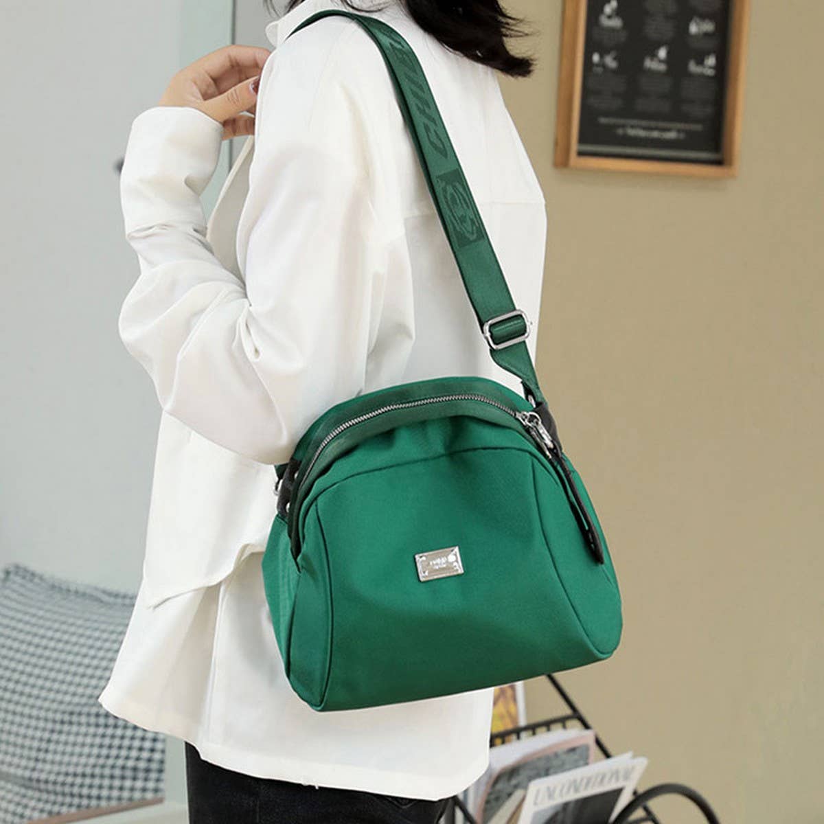 FASHIONABLE VERSATILE CANVA CROSSBODY SHOULDER BAG