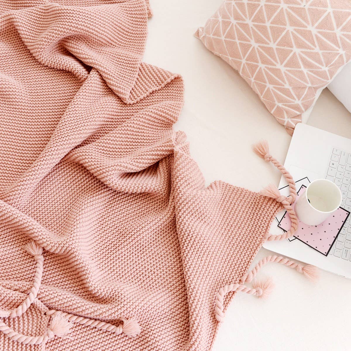 NEW SOFA COMFORTABLE KNITTED THROW BLANKET