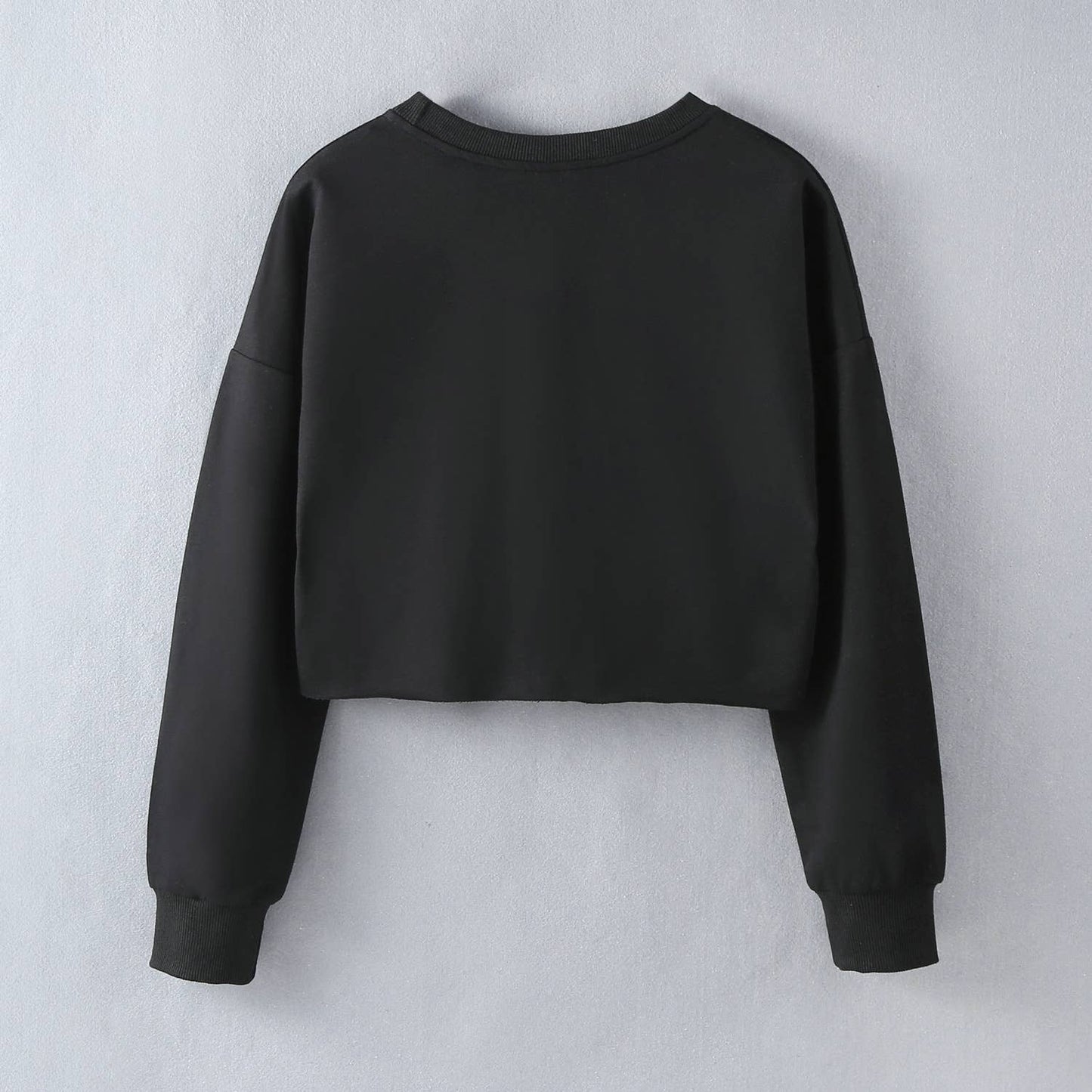 STREET STYLE FASHION PRINTED LONG SLEEVE TOP