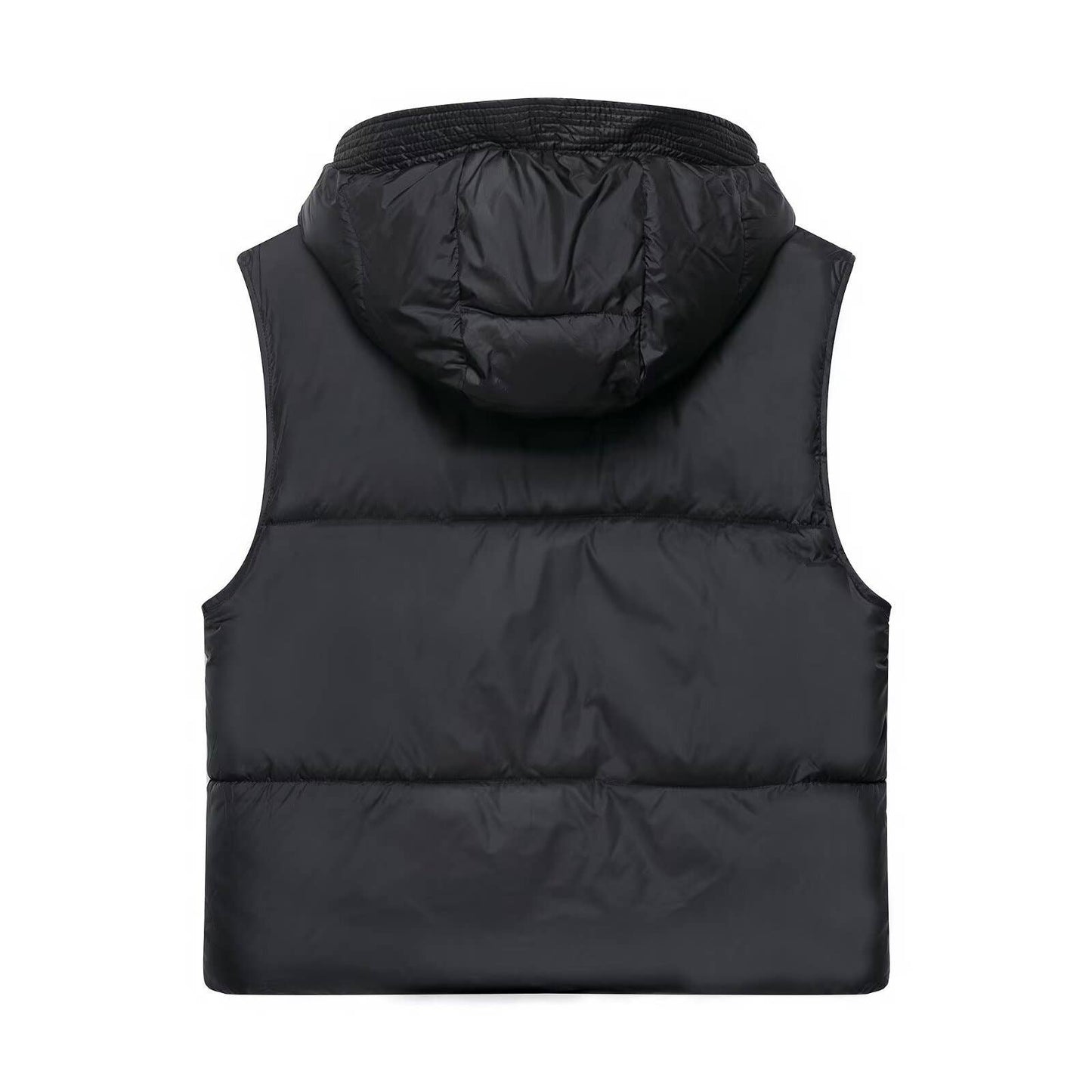 Sleeveless loose casual hooded vest jacket