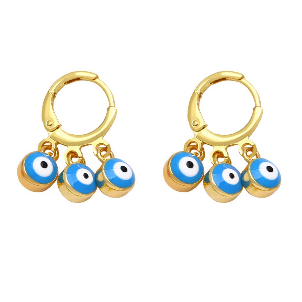 RETRO COLORFUL OIL DROP DEVIL'S EYE EARRINGS_CWAJE1021